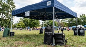 How to Weigh Down an EZ-Up Tent